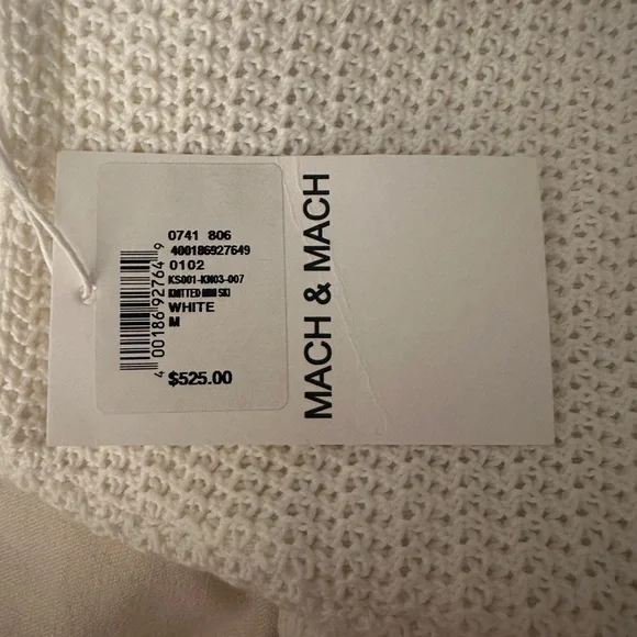MACH & MACH Textured Mini Skirt